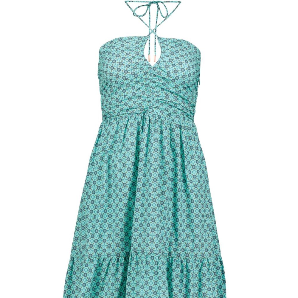 NWT Bishop + Young Aeries Halter Dress In Morocco Print - Picture 3 of 4
